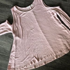 Long sleeve shouldered shirt